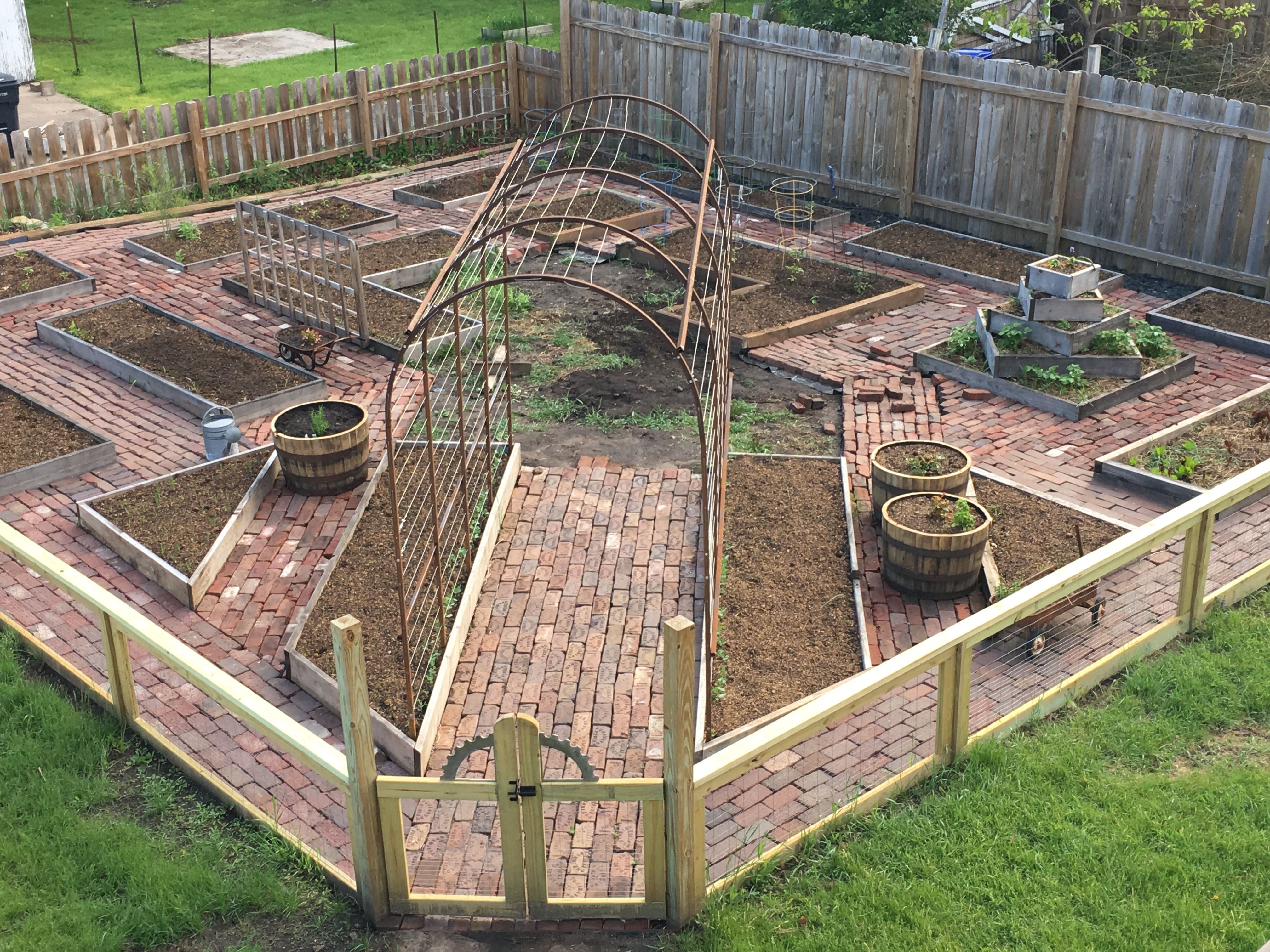 20 DIY Raised Garden Beds With Bricks Ideas To Consider SharonSable