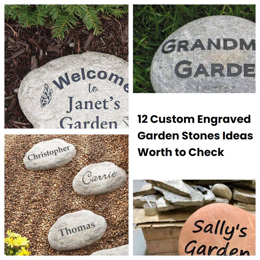 12 Custom Engraved Garden Stones Ideas Worth To Check SharonSable