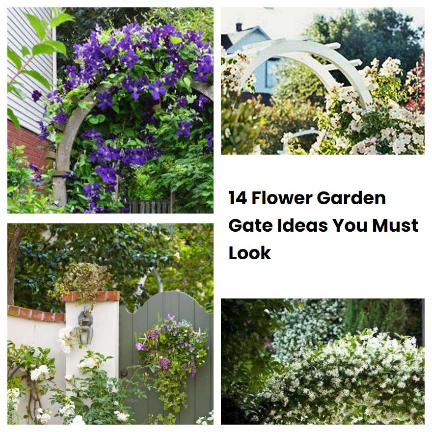 14 Flower Garden Gate Ideas You Must Look SharonSable