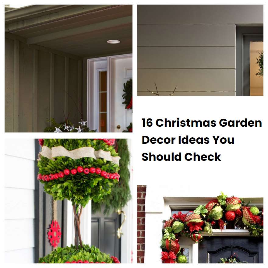 16 Christmas Garden Decor Ideas You Should Check SharonSable