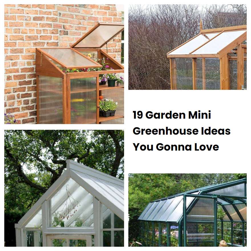 19 Garden Mini Greenhouse Ideas You Gonna Love SharonSable