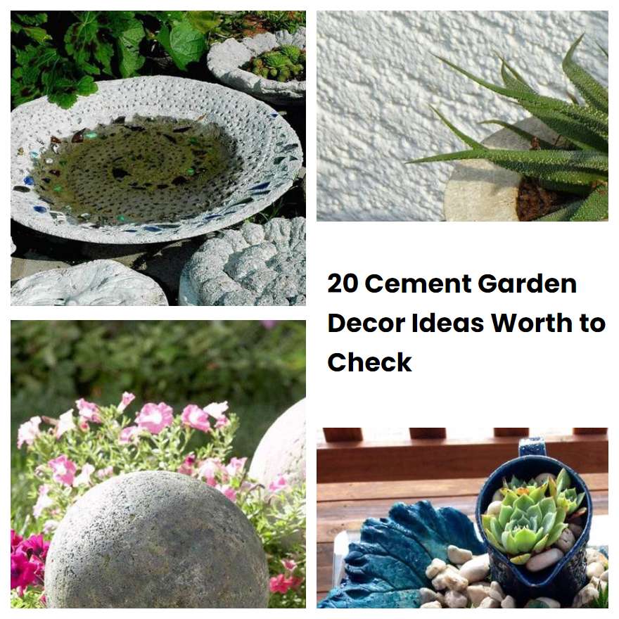 Cement Garden Decor Ideas Worth To Check Sharonsable