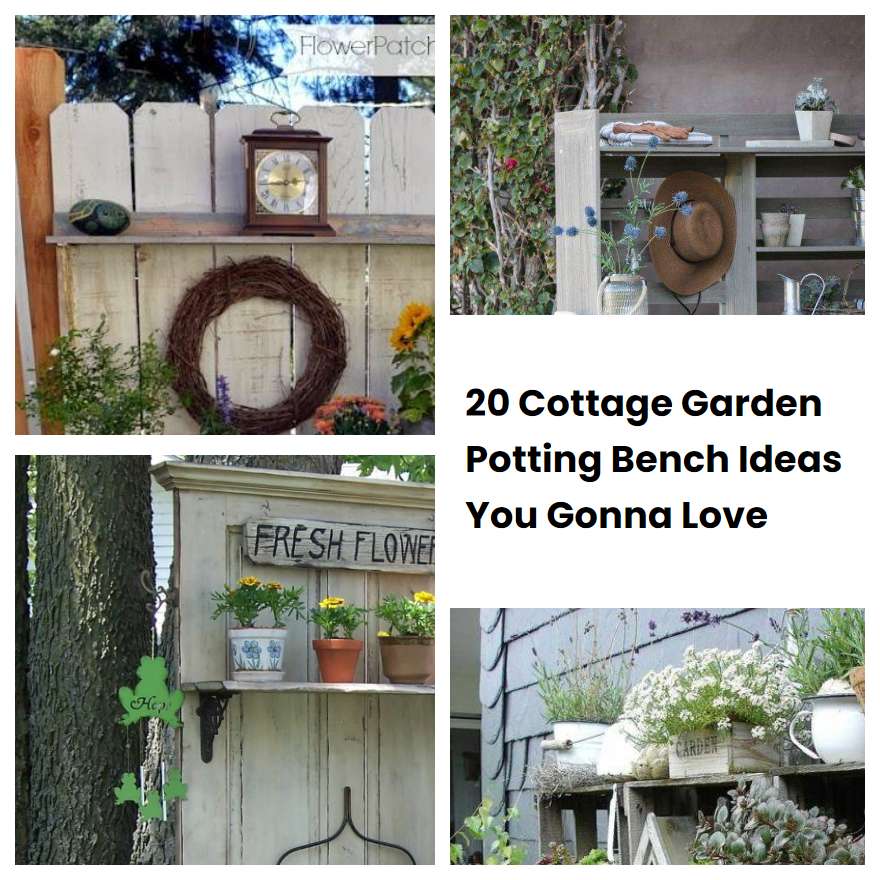 Cottage Garden Potting Bench Ideas You Gonna Love Sharonsable