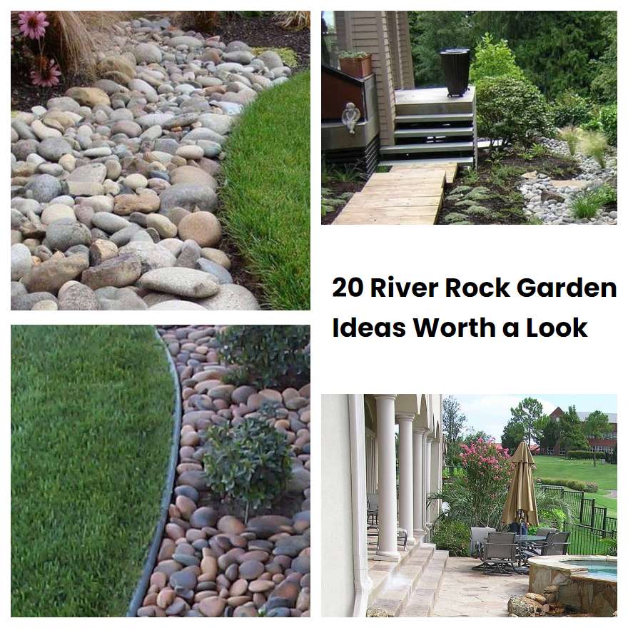 River Rock Garden Ideas Worth A Look Sharonsable