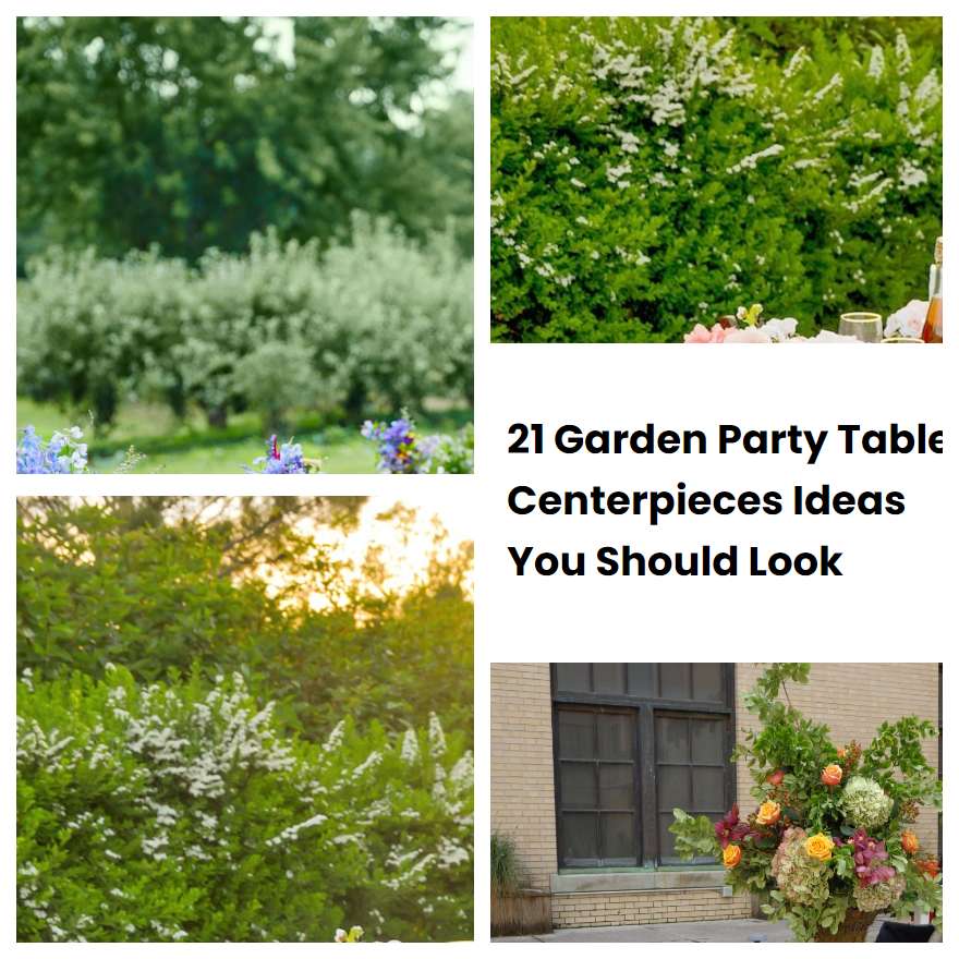 21 Garden Party Table Centerpieces Ideas You Should Look SharonSable