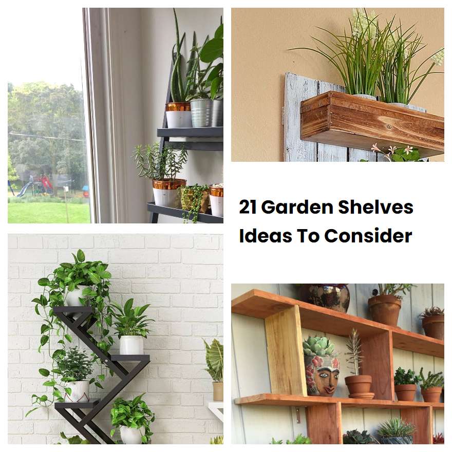 21 Garden Shelves Ideas To Consider SharonSable