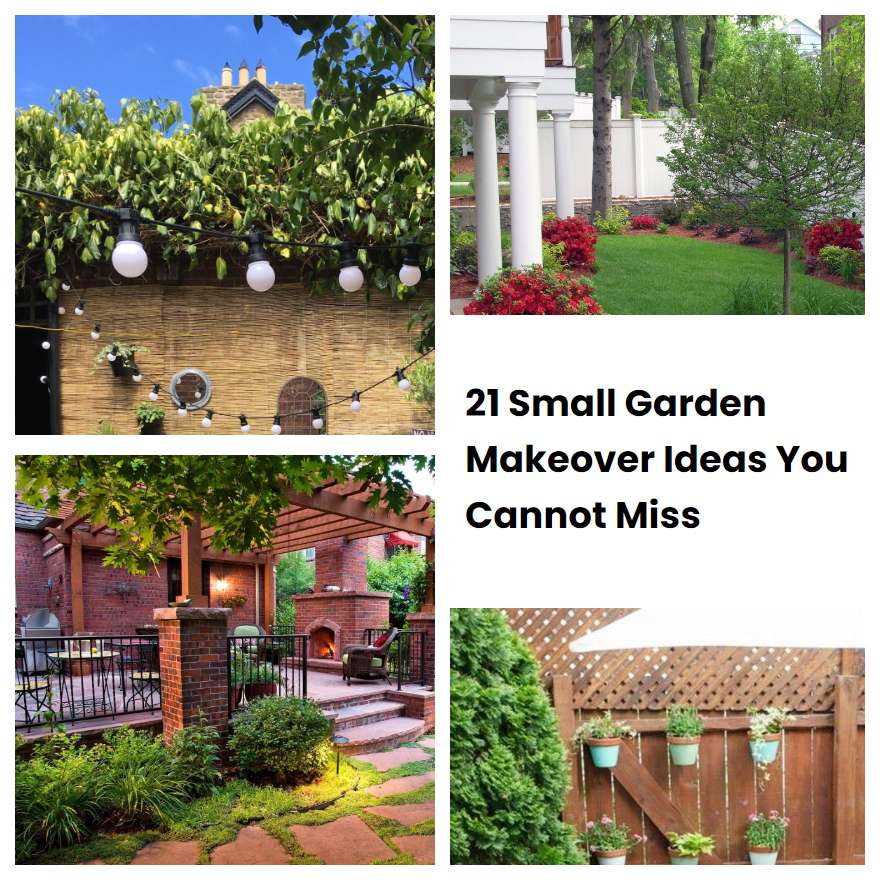 21 Small Garden Makeover Ideas You Cannot Miss SharonSable