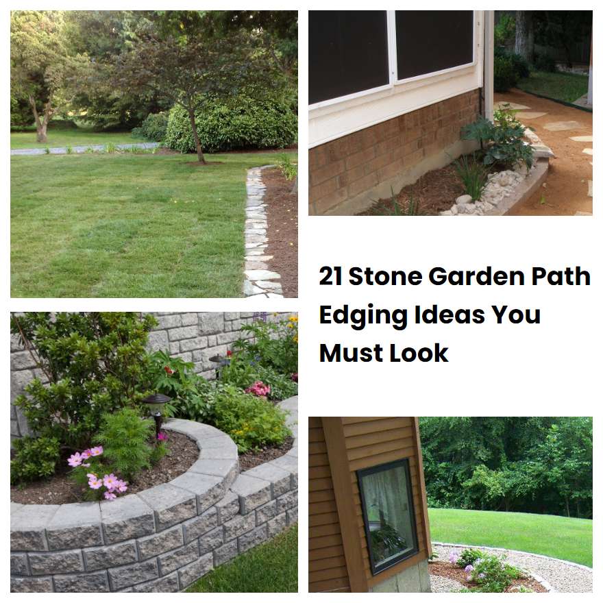 21 Stone Garden Path Edging Ideas You Must Look SharonSable