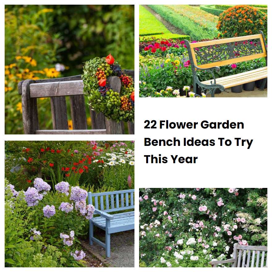 Flower Garden Bench Ideas To Try This Year Sharonsable