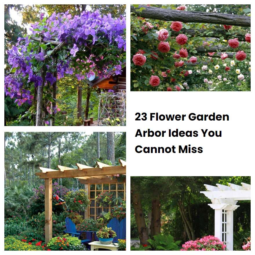 23 Flower Garden Arbor Ideas You Cannot Miss SharonSable