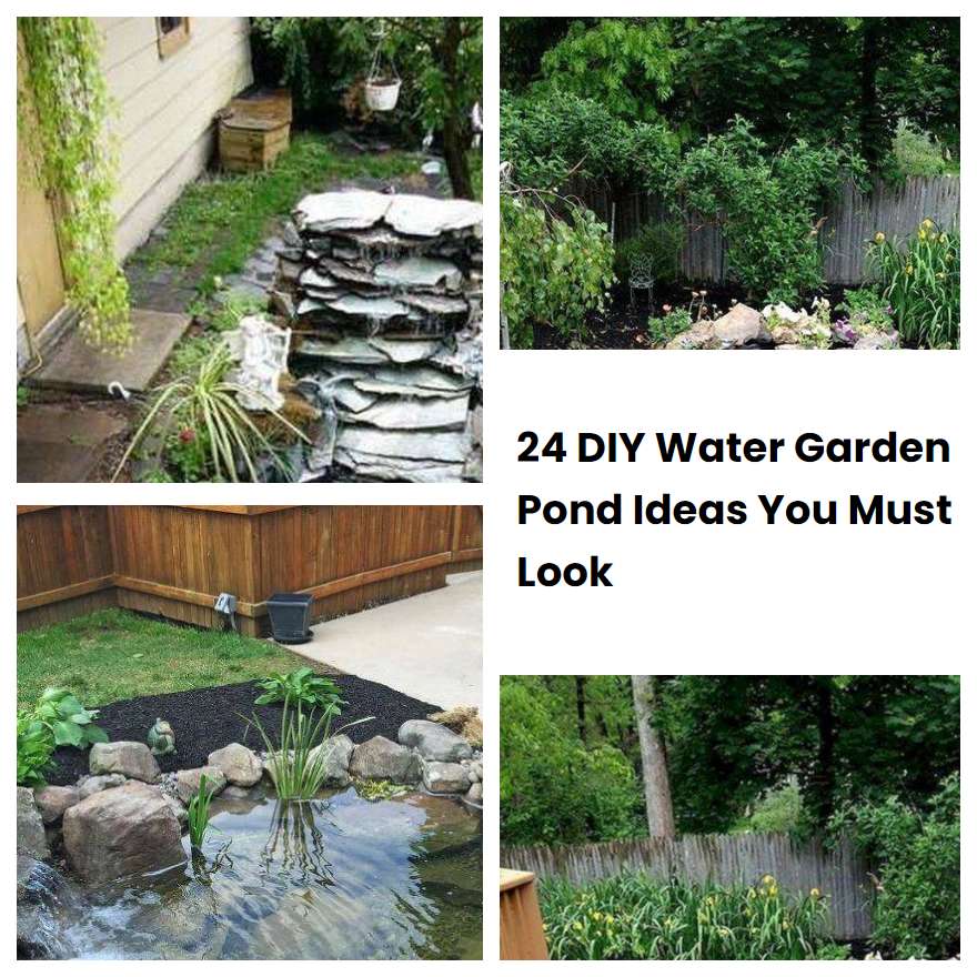 24 DIY Water Garden Pond Ideas You Must Look SharonSable