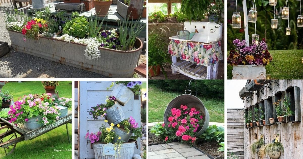 Diy Vintage Garden Decorations