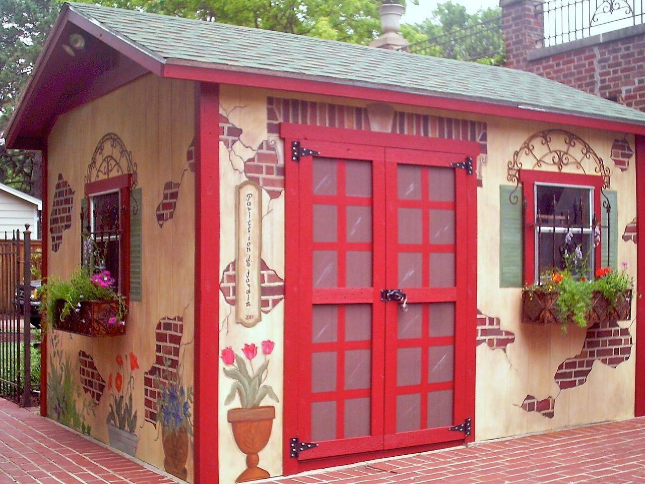 24 Colorful Garden Sheds Ideas To Consider Sharonsable