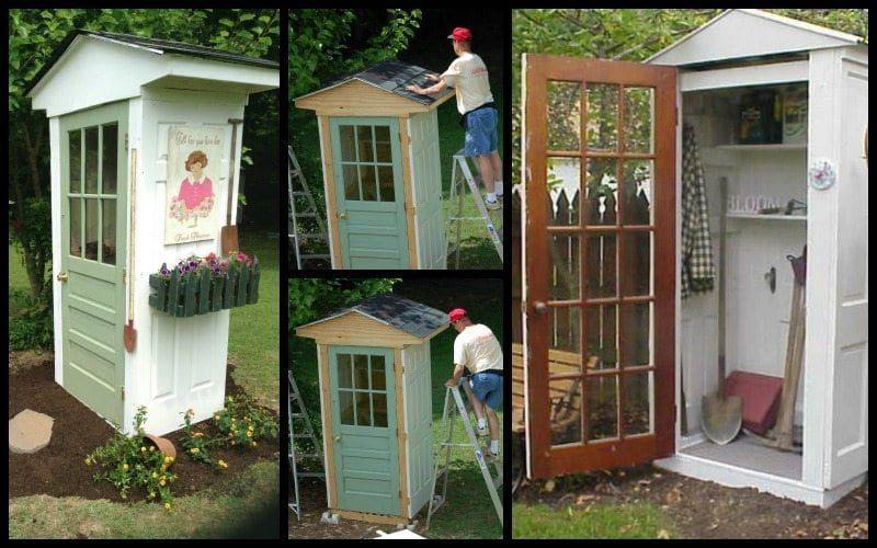 22 Garden Shed Made From Old Doors Ideas To Consider | SharonSable