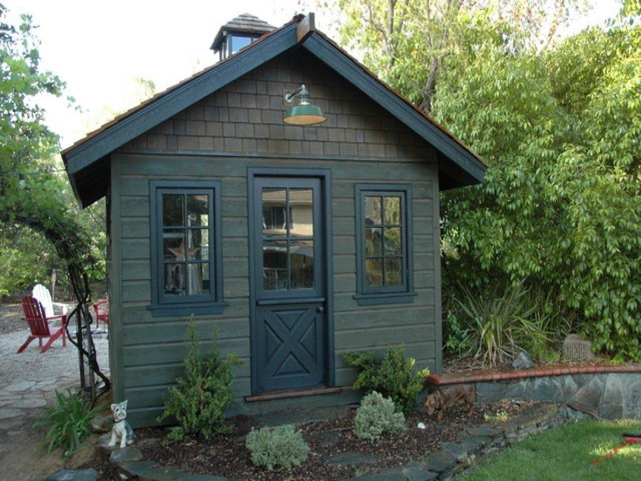 22 Garden Shed Paint Colors Ideas To Try This Year | SharonSable