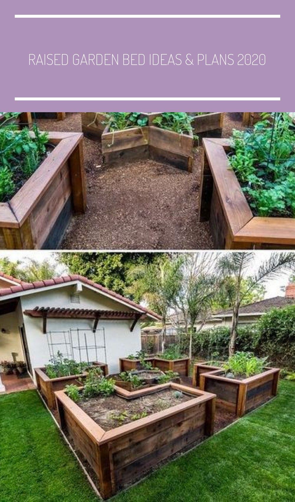 Uniquely Shaped Raised Bed Gardens