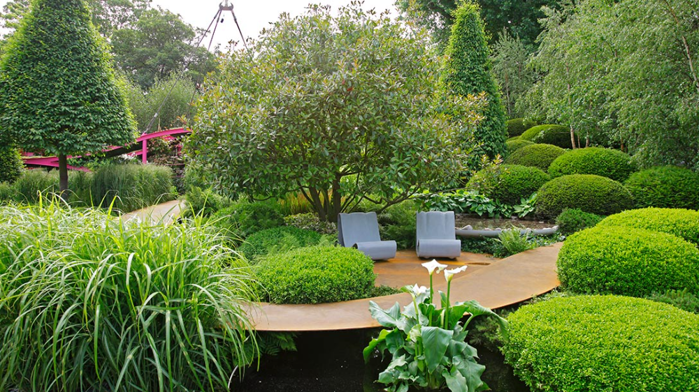 Diarmuid Gavins Irish Sky Garden Evergreen Garden