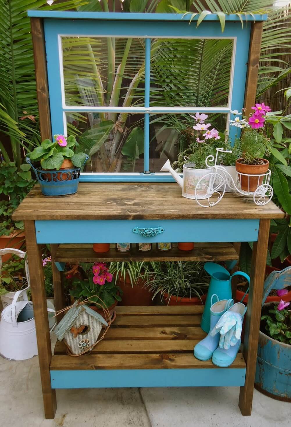 Amazing Garden Potting Table Ideas