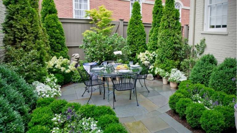 Green And White Garden Ideas