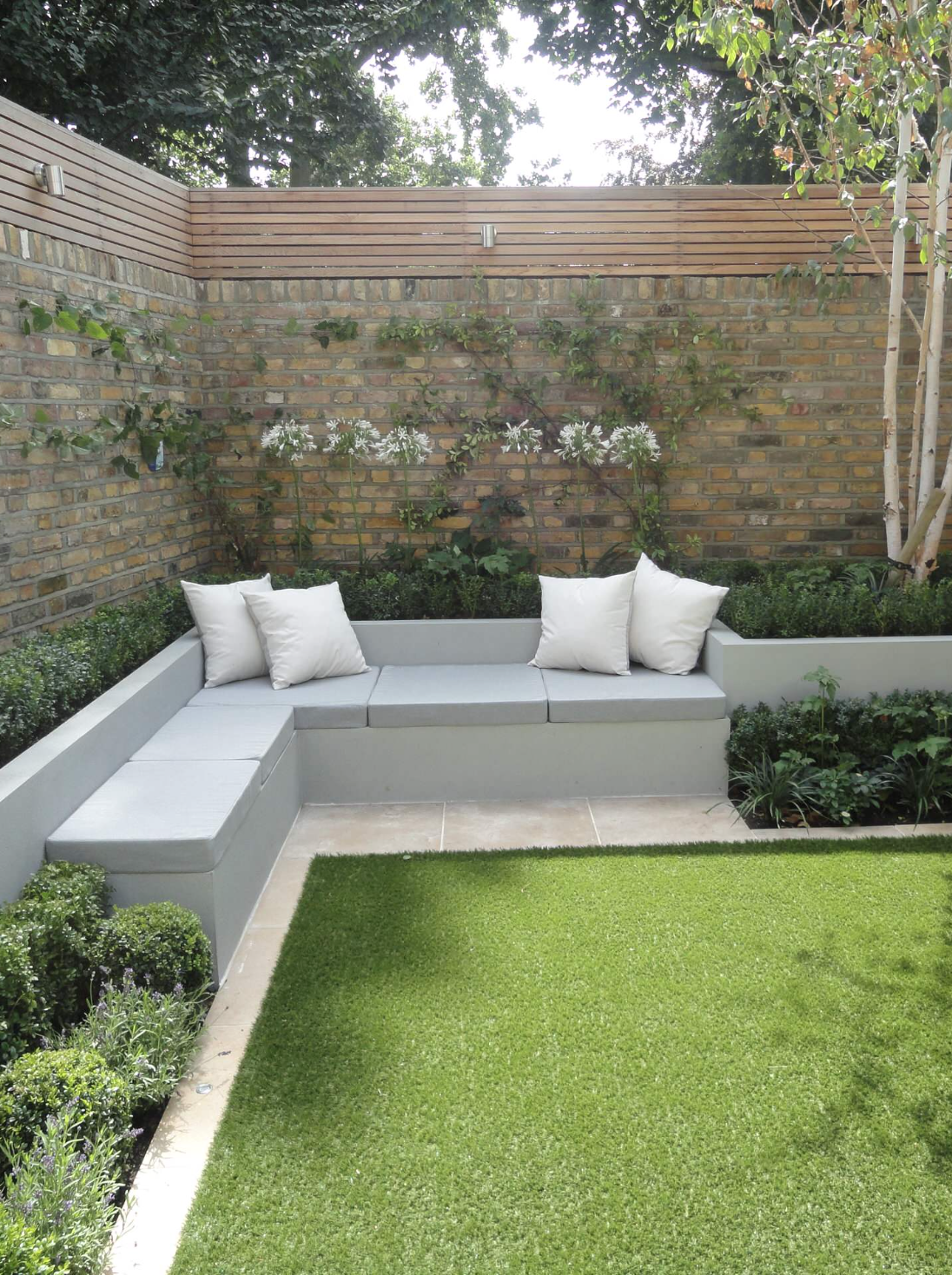 Green White Landscaping Ideal Gardens