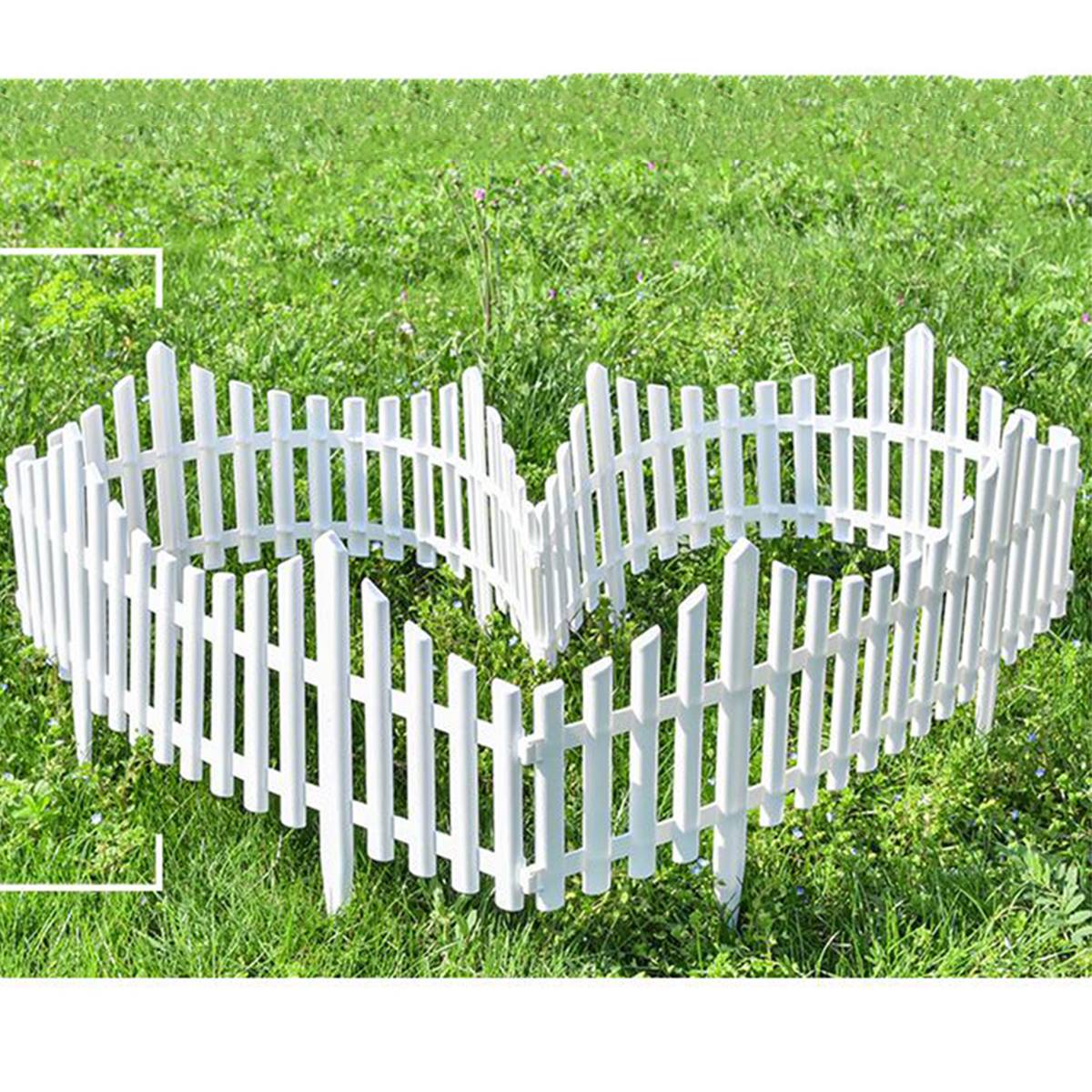 20 White Plastic Garden Fence Ideas You Cannot Miss | SharonSable