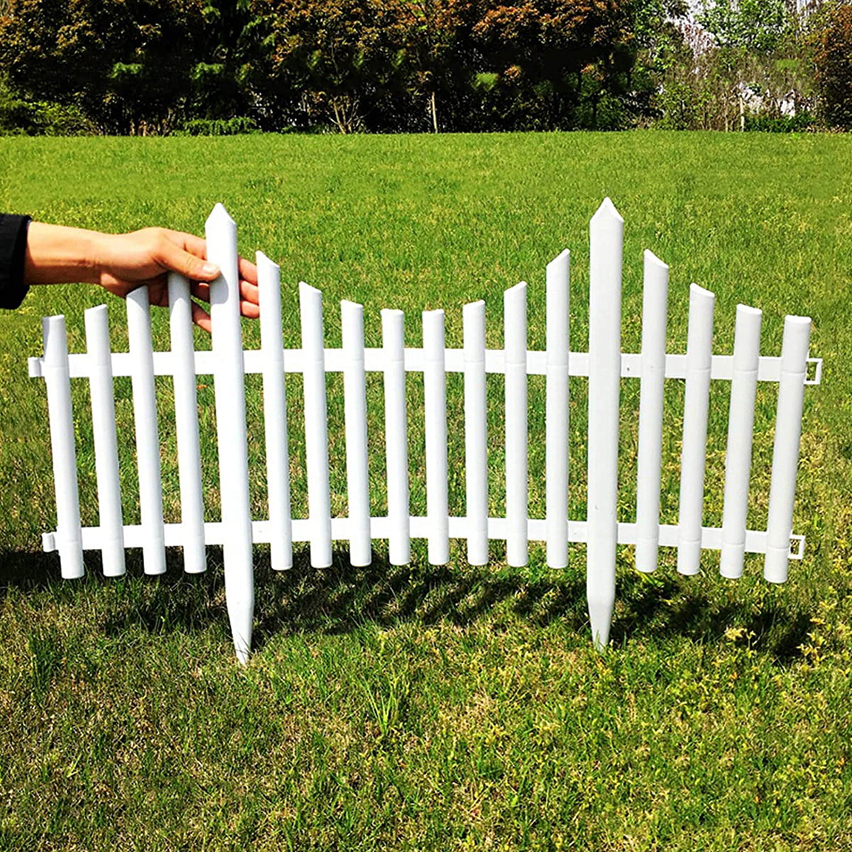 20 White Plastic Garden Fence Ideas You Cannot Miss | SharonSable