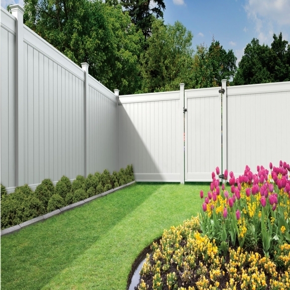 23 White Vinyl Garden Fence Ideas To Try This Year | SharonSable