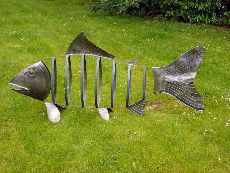 22 Metal Fish Garden Art Ideas You Cannot Miss | SharonSable