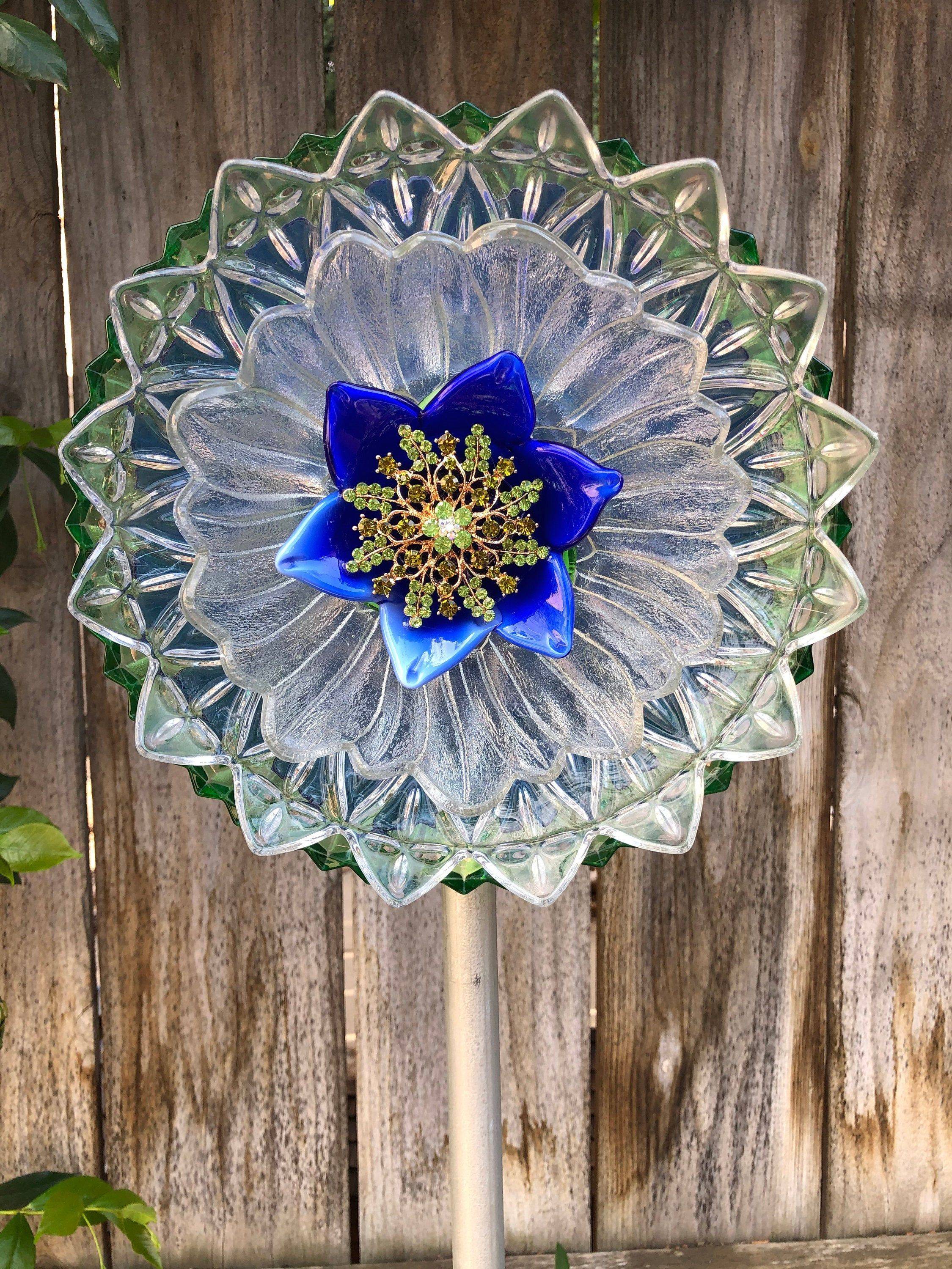 Glassware Garden Art
