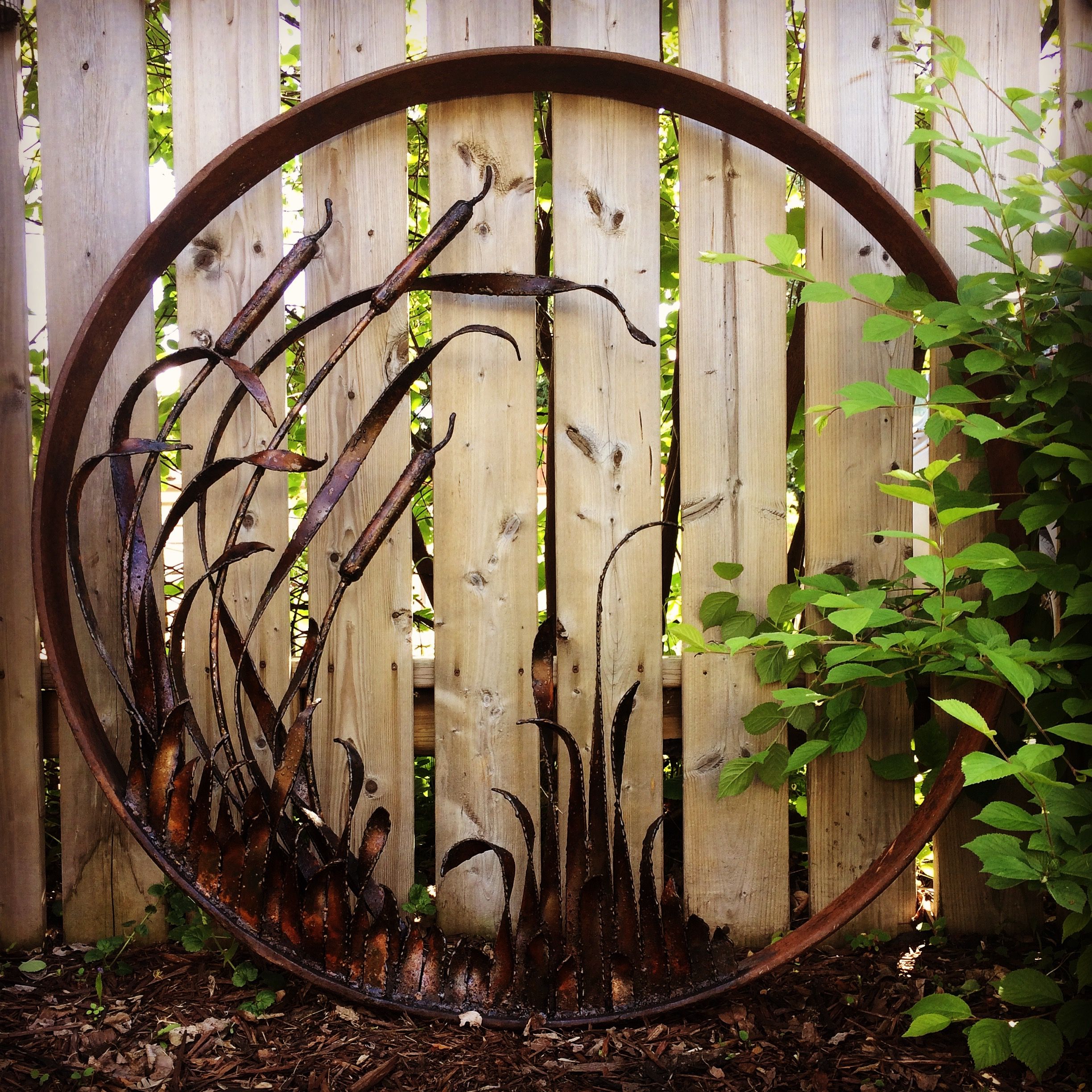 19 Metal Garden Art Cattails Ideas To Try This Year | SharonSable