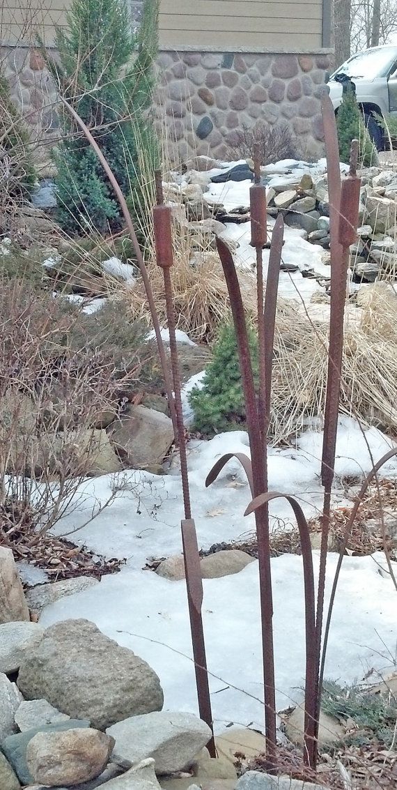 19 Metal Garden Art Cattails Ideas To Try This Year | SharonSable