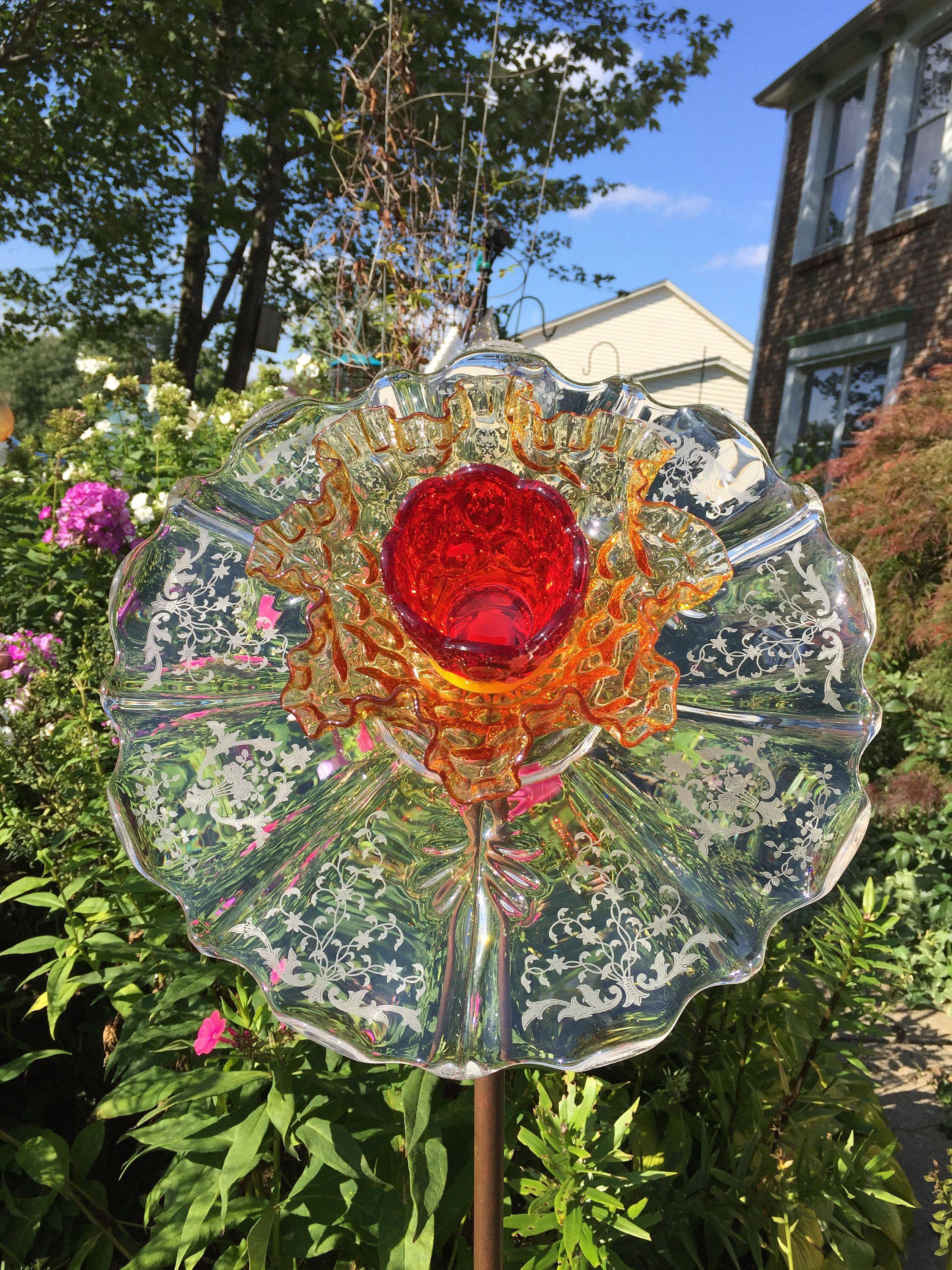 25 Glass Flowers For The Garden Ideas You Cannot Miss Sharonsable 4014