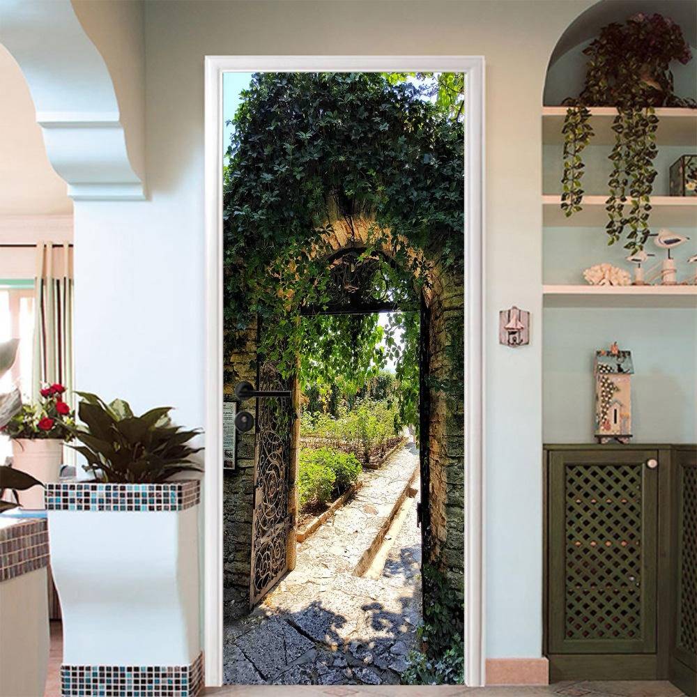 20 Garden Wall Door Ideas For This Year | SharonSable