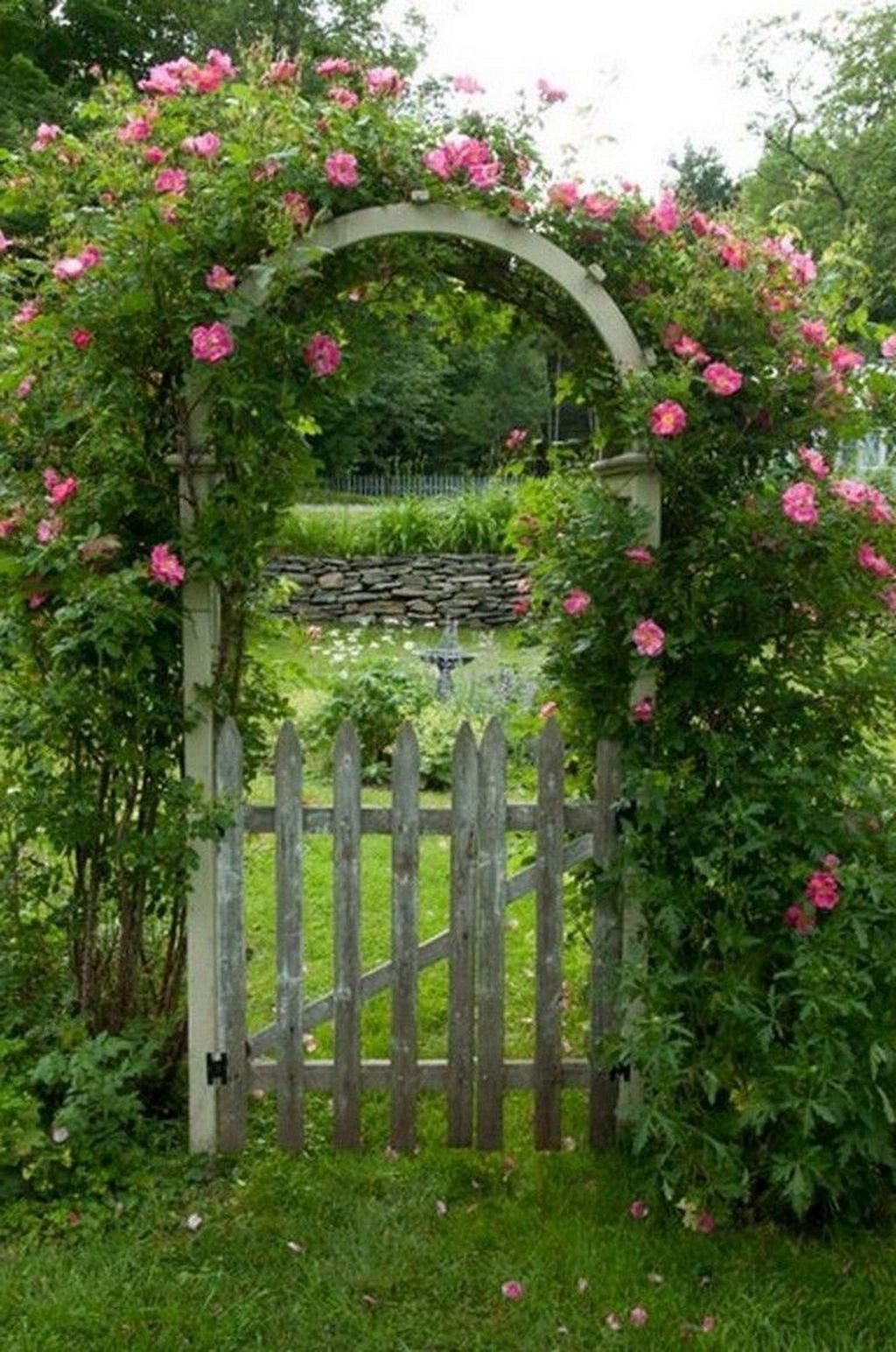 20 Outdoor Garden Arches Gate Door Ideas You Should Check | SharonSable