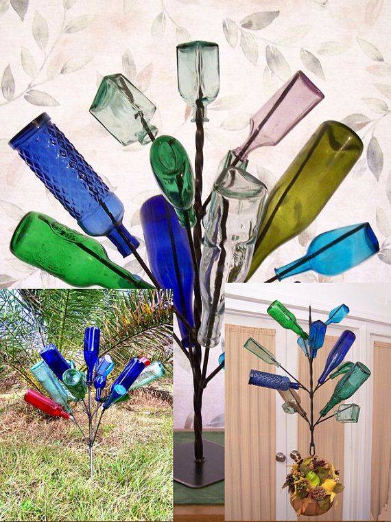 22 Glass Bottle Garden Ideas Worth to Check SharonSable