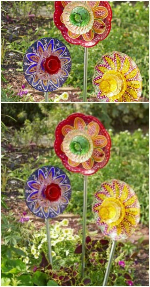 Stained Glass Garden Stake