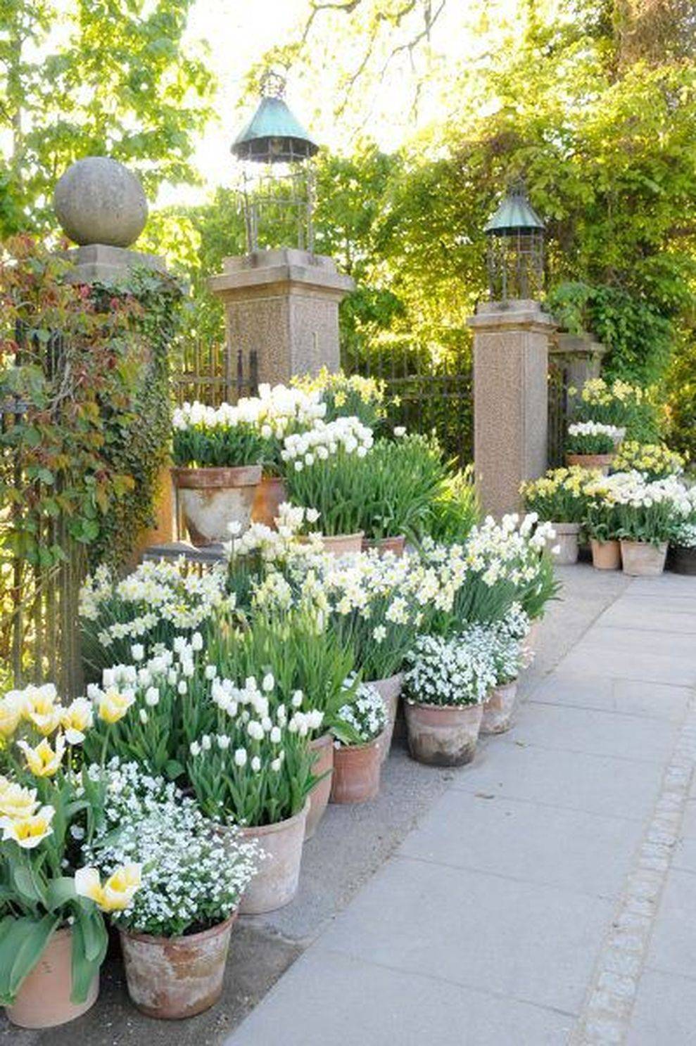 French Country Patio Backyard Garden Landscaping Design Ideas