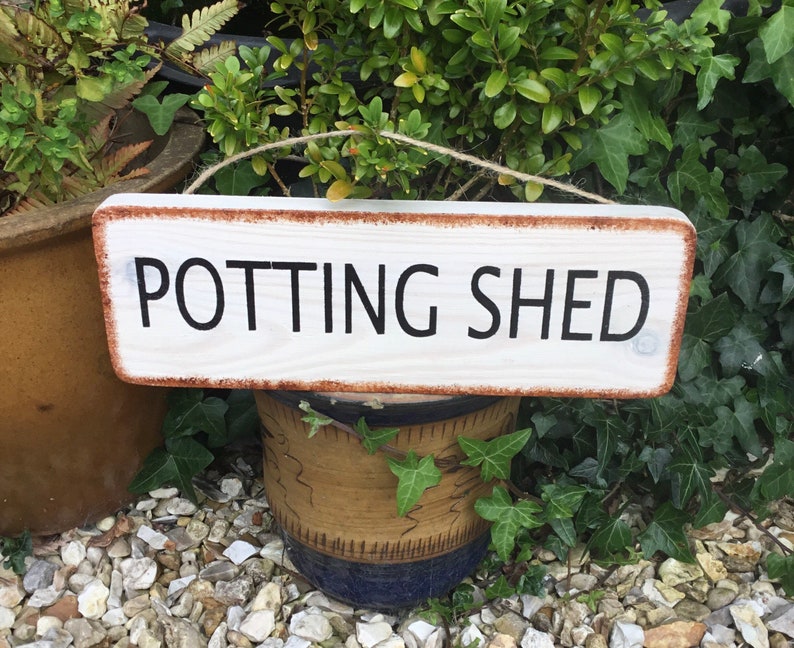 13 Garden Potting Shed Sign Ideas You Must Look | SharonSable