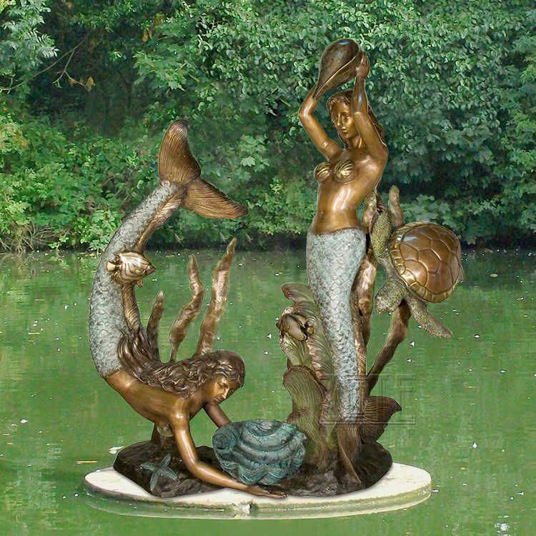 15 Life Size Garden Statues Ideas To Consider SharonSable   Life Size Bronze Girl Metal Art Statue Outdoor Metal Statue 4503 