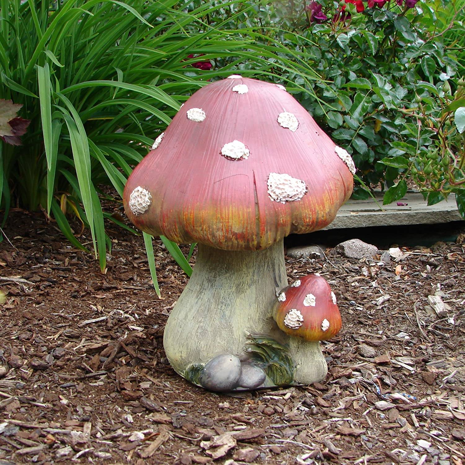 18 Garden Mushroom Statue Ideas You Gonna Love | SharonSable