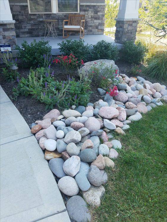 22 River Rock Landscaping Design Garden Ideas You Cannot Miss Sharonsable 4850