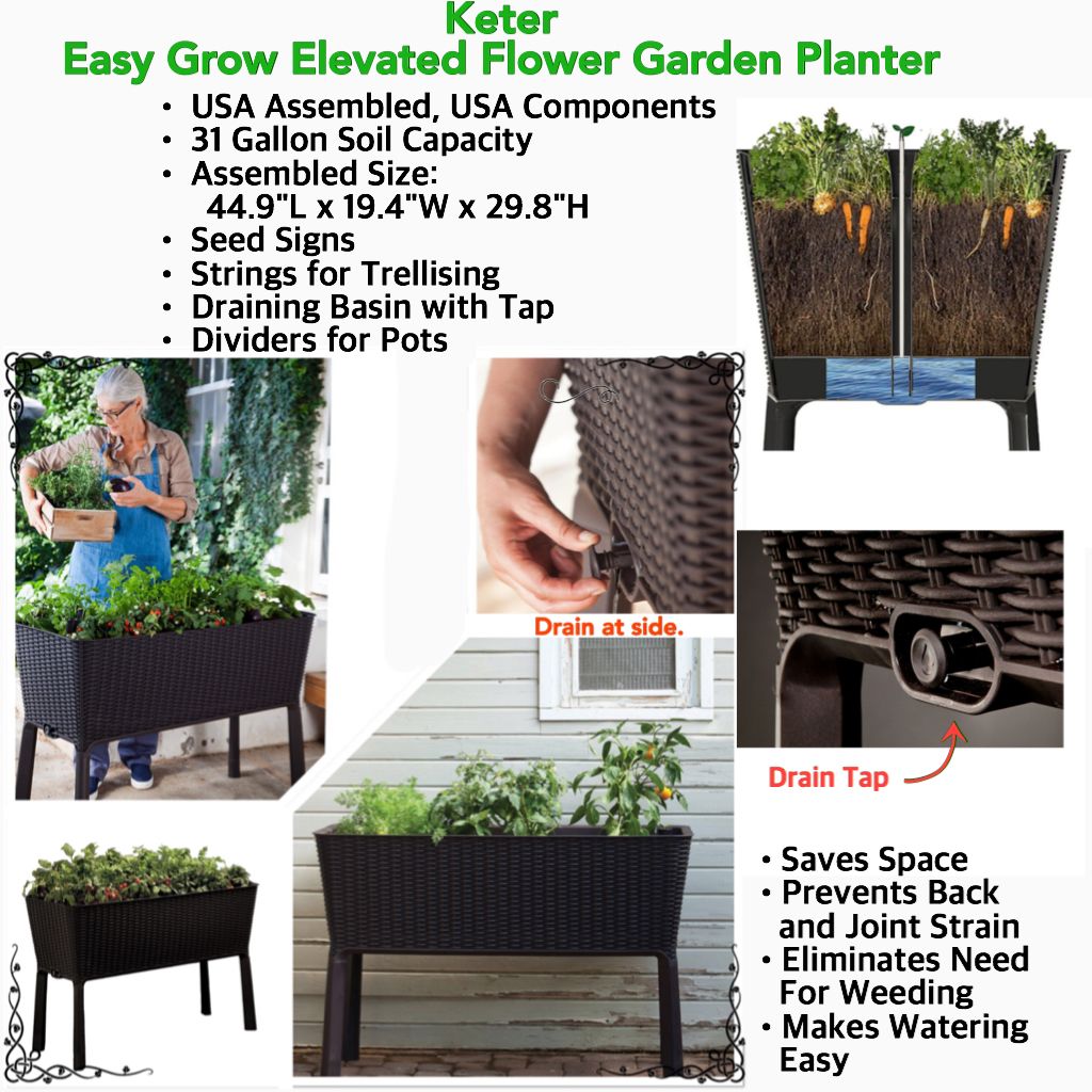 Keter Raised Patio Garden Bed Patio Ideas