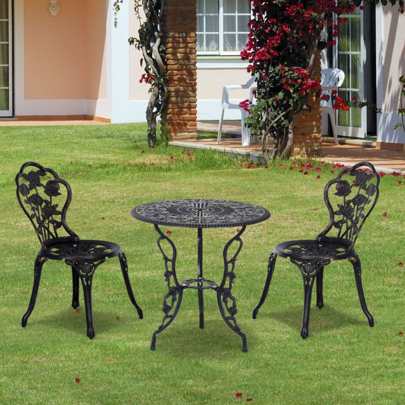 Pcsblack Rattan Outdoor Furniture