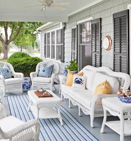 19 White Garden Furniture Ideas To Consider | SharonSable