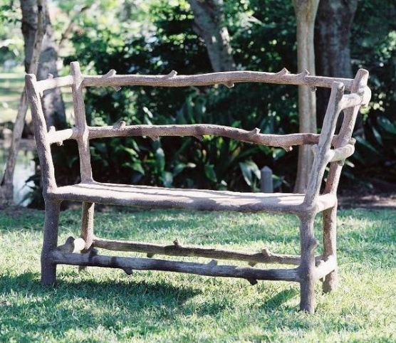 18 Faux Bois Garden Bench Ideas To Try This Year | SharonSable