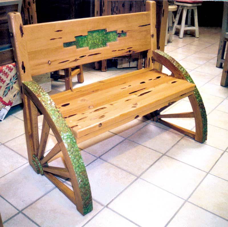 25 Wagon Wheel Garden Bench Ideas You Cannot Miss SharonSable