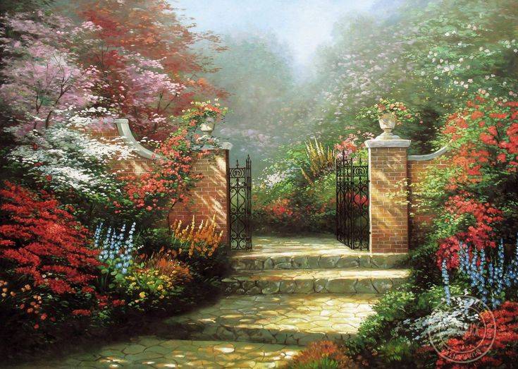 21 Thomas Kinkade Garden Ideas For This Year | SharonSable