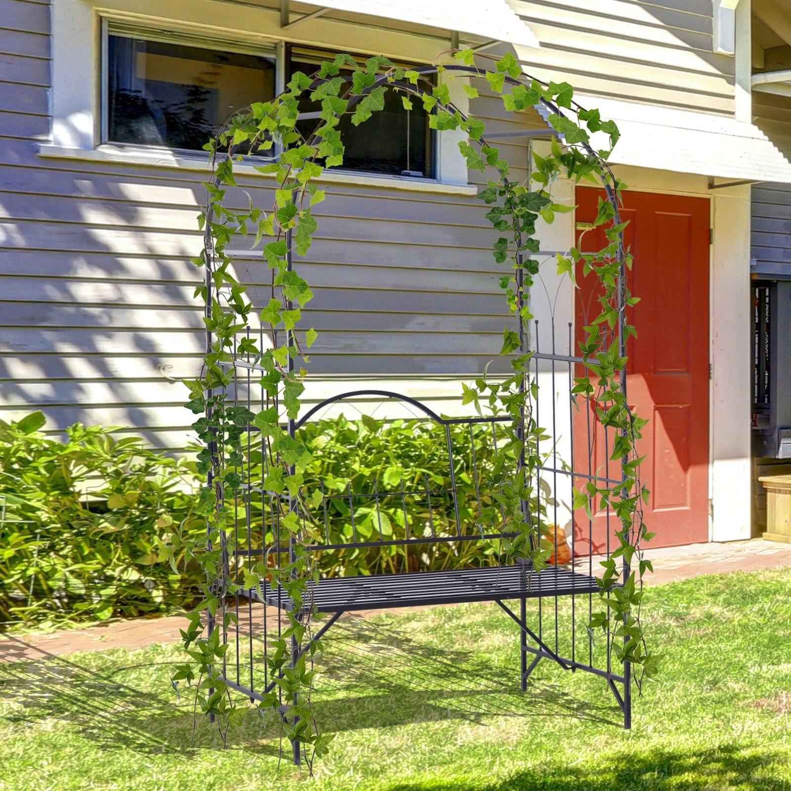 20 Black Garden Trellis Ideas Worth a Look | SharonSable