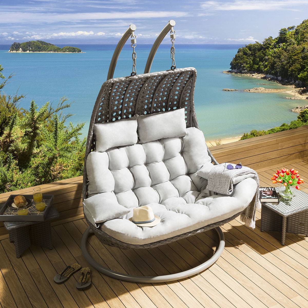 Outdoor Hanging Lounge Chair Wicker Hanging Chair Swing Chair