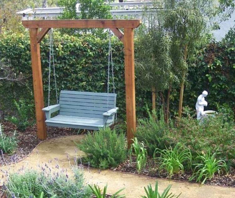 22 Beautiful Garden Swing Ideas To Consider | SharonSable